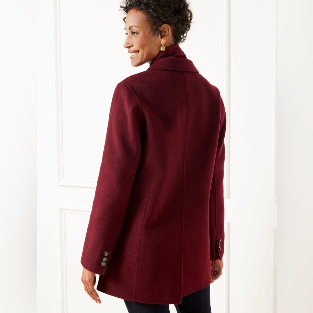 DOUBLE FACE WOOL BLEND BLAZER - Picture 2 of 3